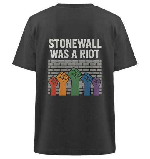 Stonewall was a Riot - Heavy Oversized Organic Shirt – Bild 2