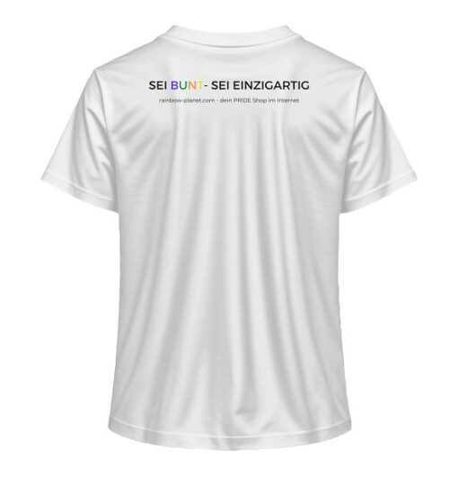 Supporter Shirt - Sei bunt! - Ladies Organic Shirt – Bild 2