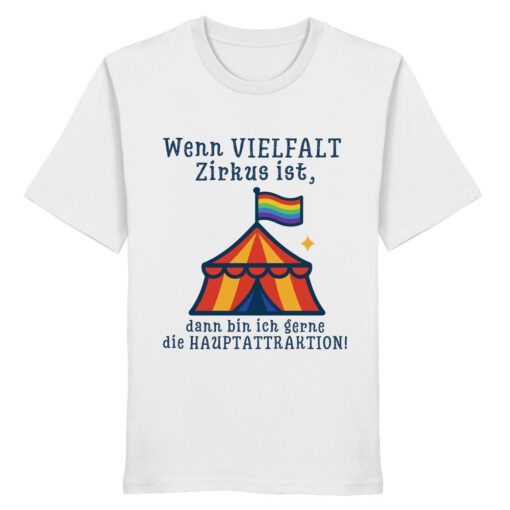 "Zirkus" - Organic Shirt – Bild 3